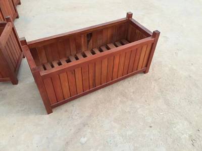 园林实木花箱 从户外防腐到室内美学